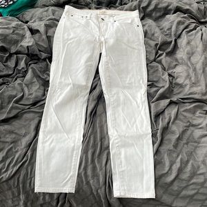 Jcrew factory white skinny jeans